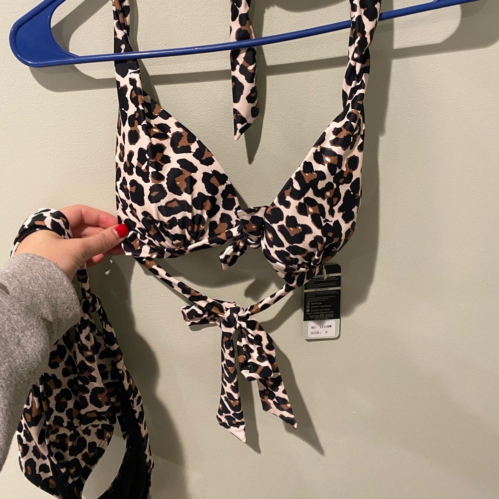 Leopard Print Bathing Suit